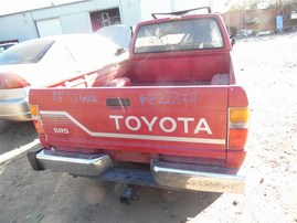 1987 Toyota Truck SR5 Red Extended Cab 2.4L AT 2WD #Z22879